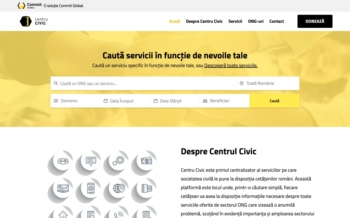 Centru Civic — find civil-society services by need