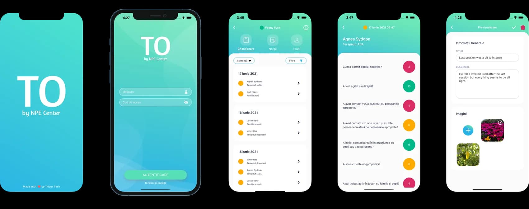 Neuro Performance — app screens