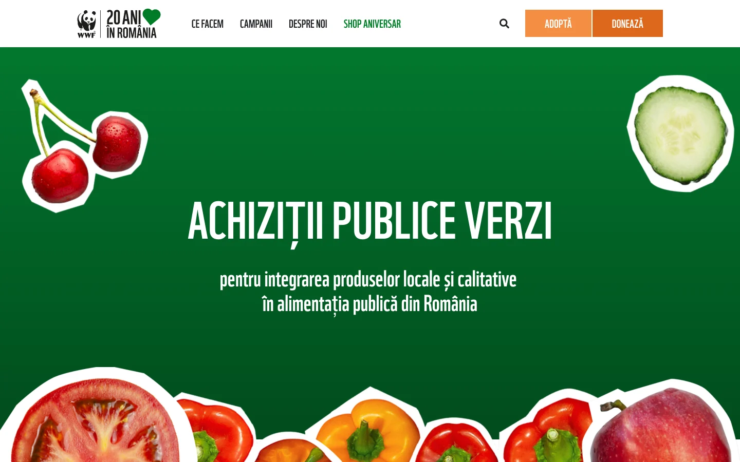 WWF — green public procurement campaign page
